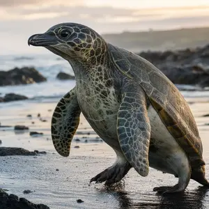 Penguin + Sea turtle